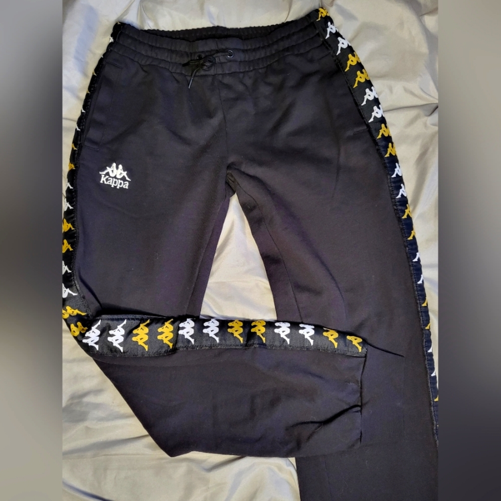 Kappa  Black Track Pants